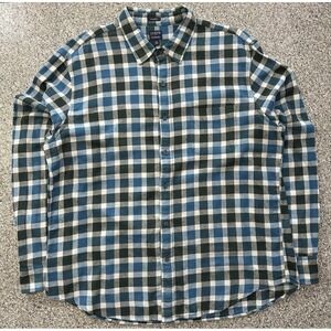 J Crew Flannel Mens XXL Classic Fit Long Sleeve Button Up Buffalo Check